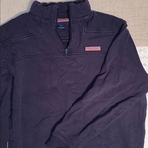 oversized vineyard vines quarter zip